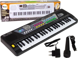 dětský elektronický keyboard s mikrofonem 49 kláves