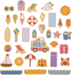 Bigjigs Toys magnety prázdniny u moře