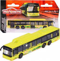 Městský autobus MAN Lion's City C žlutý – model Majorette