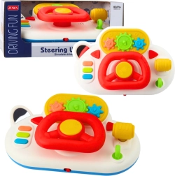 Interaktivní dětský simulátor řízení se světly a zvuky