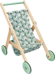 Lehký dřevěný kočárek pro panenky