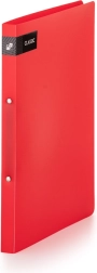 Pořadač A4 s dvoukroužkovou mechanikou Classic červený