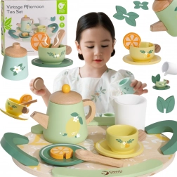 Dřevěná čajová sada 14 ks CLASSIC WORLD