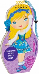 Oblékáme ruské panenky LENA – omalovánková knížka s modely a samolepkami