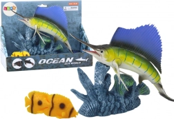 Figurka Mečoun na Koralovém Útesu s Rybičkami