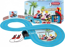 Autodráha Carrera First Mario Kart – Mario a Peach (2,4 m)