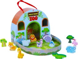 Moje dřevěná zoo v kufříku