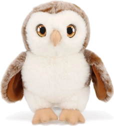 Keel Toys Keeleco sova pálená ekoplyšová hračka 21 cm