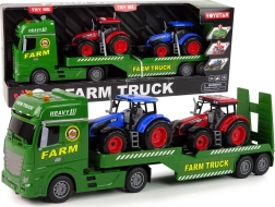 Sada farma nákladní vůz s traktory se zvukem a světly