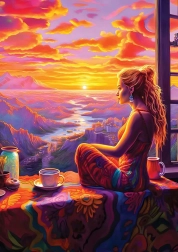 Puzzle ART PUZZLE Blažený výhled 1000 dílků