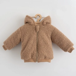 Kojenecká zimní mikina s kapucí a oušky New Baby Teddy Winter 62 (3–6 měsíců)