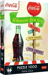 Puzzle 1000 Premium Plus – COCA-COLA Kamkoli míříš