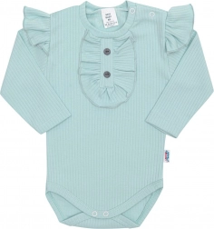 Kojenecké body NEW BABY Stripes ledově modré