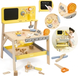 Dřevěná pracovní dílna s tabulí 27 ks CLASSIC WORLD