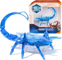 Hexbug Scorpion modrý – senzomotorická pohyblivá figurka se světlem