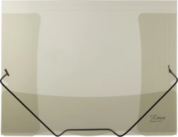 Průhledná sloha s gumou kouřová