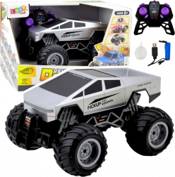 Zdalně řízené terénní auto Off-Road RC 1:16 stříbrné