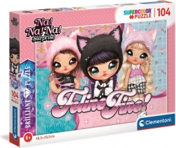 Clementoni brilliant puzzle Na! Na! Na! Surprise Parádní kočky, 104 dílků