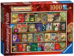 Ravensburger puzzle Vánoční knihovna 1000 dílků
