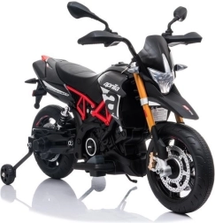 Dětská elektrická motorka APRILIA A007 černá