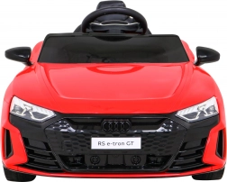 Elektrické odrážedlo Audi RS e-tron GT pro děti s 4x4, dálkovým ovládáním a LED – Červená