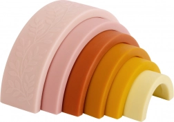 A Little Lovely Company montessori stohovací duha – Západ slunce