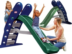 dětská skluzavka little tikes giant slide jungle 180 cm – modro‑zelená