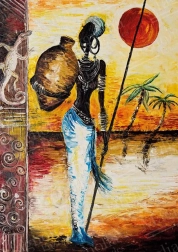 Puzzle Afričanka 1000 dílků MAGNOLIA