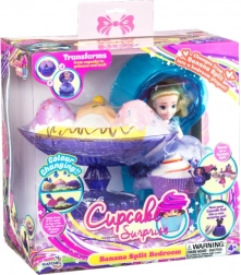 Cupcake Surprise – banánový dezert proměňující se v princeznu a ložnici