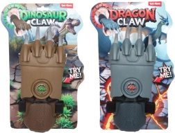 Vystřelovací drápy drak/dinosaurus plastové 11 × 29 cm, 2 barvy