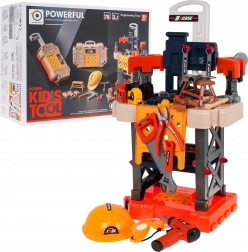 Dětská dílna 3v1 s kufříkem a aku vrtačkou, 78 dílů