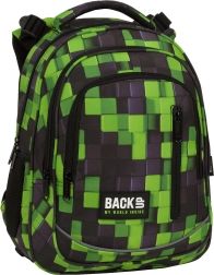Školní batoh BackUP Metasphere zeleno-černý 24 l