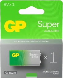 Alkalická baterie 9V GP Super