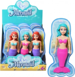 panenka mořská panna s pohyblivou ploutví 18 cm