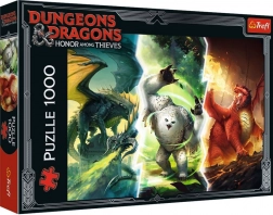 Puzzle 1000 dílků Legendární nestvůry z FAERÛNU – DUNGEONS & DRAGONS