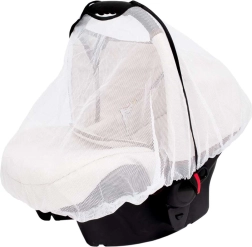 Moskytiéra na autosedačku new baby basic bílá