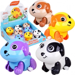 Natahovací pejsek – pohyblivý ocásek a oči, chodící hračka pro děti