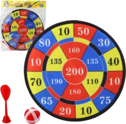 Tarcza na suchý zip s bodovým hodnocením