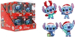 Kovová figurka STITCH 6,5 cm s vánoční čepicí – sběratelská edice od Jada Toys