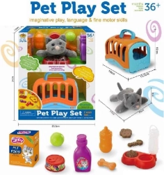 Přenosný transporter s koťátkem plyšová hračka