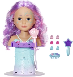 baby born sestřička česací hlava mořská víla se sprchou