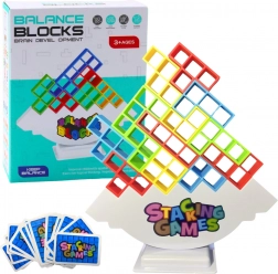 Balancující věž Tetris – zručnostní a logická hra pro děti