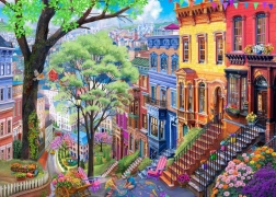 Puzzle Jarní Město 500 Dílů