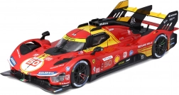 kovový model bburago 1:24 ferrari 499p – vítěz 24h le mans 2024