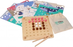 Dřevěná motorická hra s kuličkami – zvířata Arktidy (ADAM TOYS)