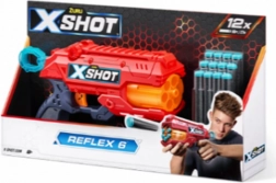 Pistole na pěnové náboje X-SHOT Reflex 6 – oranžová, 12 šipek