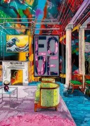 Puzzle 1000 dílků Pokoj s vlnou