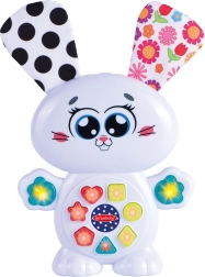 Interaktivní zajíc s efekty 18 cm