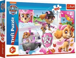 Puzzle 100 dílků – PAW PATROL Skye v akci