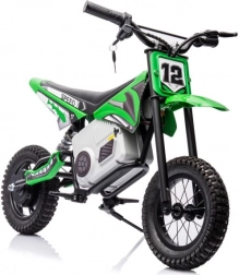 dětská elektrická krosová motorka 36 v zelená
